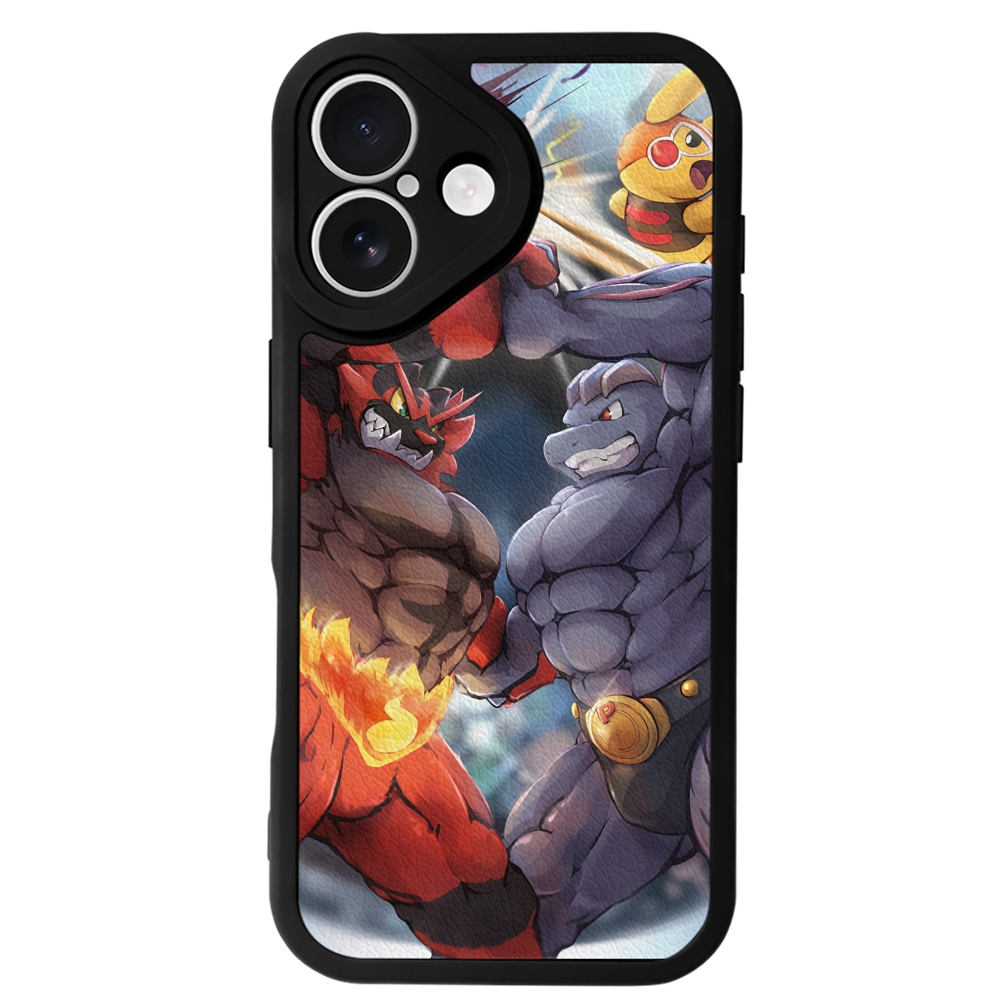 （画像用） ポケットモンスター Pokémon 【iPhone 16シリーズ対応】シリコンスマホケース（レザー調） 材質：シリコン